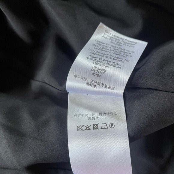 Donna Karan Solid Black Tie Belt Blazer Jacket Size 10 NWT - Picture 10 of 11